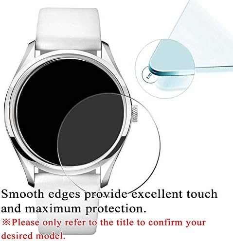 Synvy [3 Pack] מגן מסך זכוכית מחוסמת, התואם ל- Swatch GS402 Camoublue 9H Film Smartwatch Smart